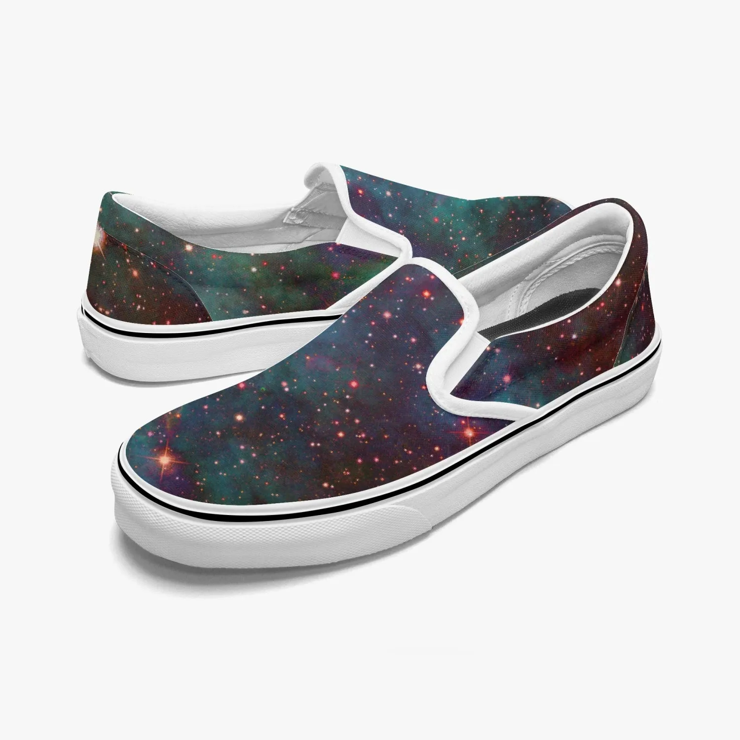 Archon Split-Style Psychedelic Slip-On Shoes