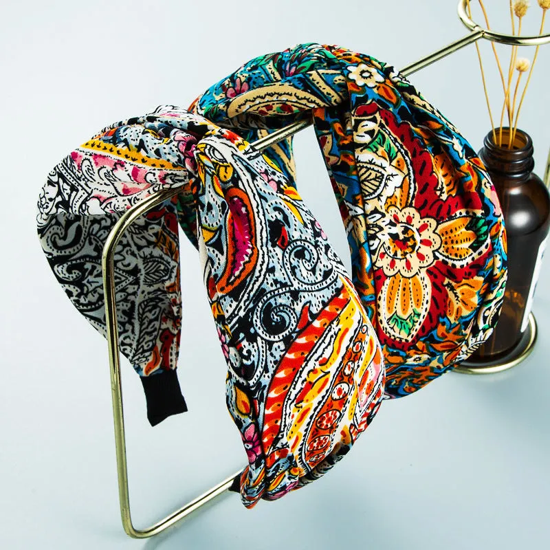 Fashion printing headband（AE4057）